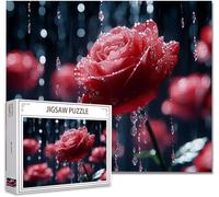 Puzzle 500 Pieces Adultes Fleur Jigsaw Puzzles Classiques Impossible Qualité SupéRieure Bois Panorama Art, Stimulent La Logique et La Concentration avec Une IdéE Cadeau Homme et Femme 52x38cm B-7