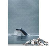 Puzzle 500 Pièces Adultes Monstres Marins Carrés Créatifs en Bois Décoration de Maison 52x38cm