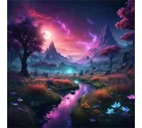 Puzzle 500 Pièces Adultes Montagne Sauvage, Puzzle Adulte 500 Pieces, Relax Puzzles Jeux, Bricolage Puzzles Classiques pour Décoration Maison Cadeaux 45x45cm/18x18inch