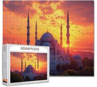 Puzzle 500 Pieces Adultes Paysage Jigsaw Puzzles Classiques Impossible Qualité SupéRieure Bois Panorama Art, Stimulent La Logique et La Concentration avec Une IdéE Cadeau Homme et Femme 52x38cm X-25