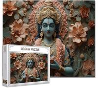 Puzzle 500 Pieces Adultes Religion Jigsaw Puzzles Classiques Impossible Qualité SupéRieure Bois Panorama Art, Stimulent La Logique et La Concentration avec Une IdéE Cadeau Homme et Femme 52x38cm O-8