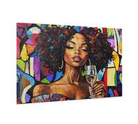 Puzzle 500 Pièces Afrique Puzzle Adultes Femme Motif avec avec Boîte Cadeau, DIY Wooden Puzzl Enjoy Activités de défi Familial pour Tableau Decoration Murale, Cadeau Homme/Femme 52 x 38 cm -1415Y