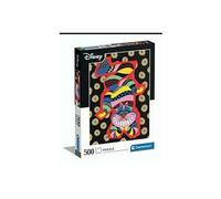 Clementoni - 35123 Collection Puzzle Disney The Cheshire Cat - Puzzle Adulte 500 pièces - fabriqué en Italie, Puzzle Adulte Clementoni, Puzzle Alice au Pays des Merveilles