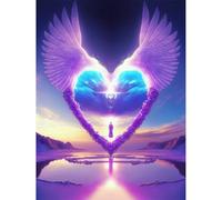 Puzzle 500 pièces,Amour d'ange Puzzl pour Adultes, Puzzles pour Adultes Jeu éducatif Défi Jouet, Jeu d'adresse pour Toute la Famille, Puzzle pour Adulte Enfants