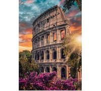 Puzzle 500 pièces - Amphithéâtre Flavien - Clementoni - Architecture romaine - Coloris Unique