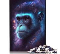 Puzzle 500 pièces animaux galaxie et singe Niveau de difficulté : puzzle, jeux éducatifs, jouets, 500 pièces (52 x 38 cm)
