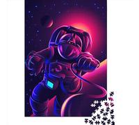 Puzzle 500 pièces Astronaute en orbite 1 Puzzles pour Adultes Puzzles en Bois Décoration d'intérieur Puzzle Jouets 500 pièces (52 x 38 cm)