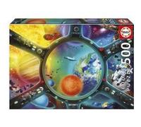 Educa Borrás – Puzzle Sortie dans l'espace – Astronaute – 500 pièces 48 x 34 cm – Dès 11 ans