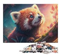 Puzzle 500 pièces Bébé Panda Roux pour Adultes et Adolescents (52 x 38 cm)