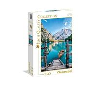 Clementoni - 35039 - Puzzle - Braies Lake - 500 Pièces