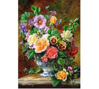 Puzzle 500 pièces - CASTORLAND - Flowers in a Vase - Paysage et nature - Adulte - Multicolore