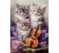 Puzzle 500 pièces : Chatons Musicaux Castorland