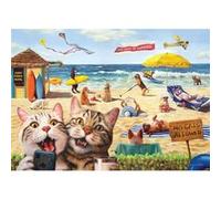 Puzzle 500 pièces : Chats interdits par Lucia Heffe - XL Eurographics
