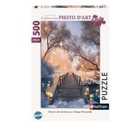 Puzzle 500 Pièces Chemin de Lanternes de Diego Hernandez - Idéal pour les Passionnés