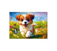 Puzzle 500 pièces : Chiot Heureux