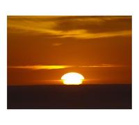 Puzzle 500 Pièces, Classique Puzzle Jouet en Bois-Coucher de Soleil,Soleil,Horizon,Ciel 52x38cm