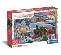 Puzzle 500 pièces Clementoni Christmas Train