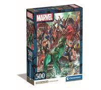 Clementoni Puzzle Compact – Marvel, The Avengers – 500 pièces