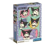 Clementoni - Puzzle 500 pièces Kuromi - 14 ans et + - Illustration mignonne