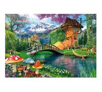 Puzzle 500 pièces - CLEMENTONI - La Vieille Maison aux Chaussures - Paysage et nature - Adulte - Intérieur
