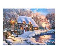 Castorland Puzzle CSB53278 Cottage en hiver 500 pièces