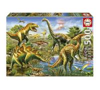 Educa Borrás Puzzle Cour jurassique 500 pièces Multicolore G