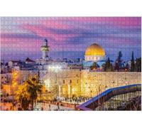 Puzzle 500 pièces de la Vieille Ville de Jérusalem, Puzzle éducatif pour Enfants, Cadeau de décompression pour Adultes, Jeux créatifs, Jouets, 52 x 38 cm