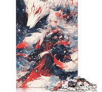 Puzzle 500 pièces Dieu des Renards pour Adultes, difficulté : Jouets éducatifs, Jeux, décoration familiale, 500 pièces (52 x 38 cm)