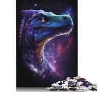 Puzzle 500 pièces Dinosaures de l'espace Galactique pour Adultes, Jeux éducatifs en Famille, 500 pièces (52 x 38 cm)