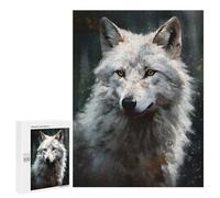 Puzzle 500 pièces Direwolf Portrait Peinture Puzzles pour Adultes Jouets Décoration murale Motif Offre de montage comme cadeau pour toute la famille 500 pièces