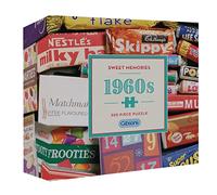Puzzle Sweet Memories of the 1960 avec coffret cadeau de 500 pièces pour adultes,Puzzle rétro,Robert Opie,Puzzle durable pour adultes,Planche 100 % recyclée de qualité supérieure,Gibsons Games