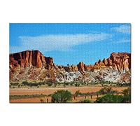 Puzzle 500 pièces du Parc désertique d'Alice Springs, Australie, Jeu d'art, Souvenir de Voyage, 52 x 38 cm