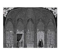Puzzle 500 Pièces : Edward Gorey : Dracula dans la bibliotheque du Dr. Sewards, Pomegranate G