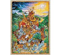 Puzzle 500 pièces en Bois Animal Arche de Noé Artisanat Cadeau Famille Classique Puzzle
