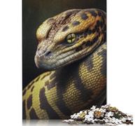 Puzzle 500 pièces en bois carré créatif génératif avec intelligence artificielle pour adultes, cadeaux de Noël, 500 pièces (52 x 38 cm)