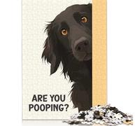 Puzzle 500 pièces « Êtes-Vous en Train de Faire Caca ? » pour Adultes et Adolescents. Puzzles en Bois pour Adultes, pour s'amuser en Famille et Passer Une soirée Jeux. 500 pièces (52 x 38 cm).