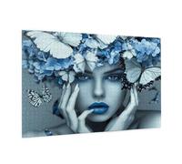 Puzzle 500 Pièces Fleur Puzzle Adultes Femme Motif avec avec Boîte Cadeau, DIY Wooden Puzzl Enjoy Activités de défi Familial pour Tableau Decoration Murale, Cadeau Homme/Femme 52 x 38 cm -628Y
