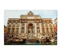 Puzzle 500 pièces Fontaine de Trevi, Rome, Italie, Jeu d'art, Souvenir de Voyage, 52 x 38 cm