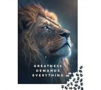 Puzzle 500 pièces Grandeur Motivation Puzzles Puzzles Puzzle en Bois Jouet d'assemblage Jeu interactif Familial 500 pièces (52 x 38 cm)