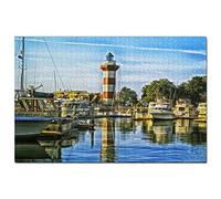 Puzzle 500 pièces, Hilton Head, Caroline du Sud, États-Unis, Amérique, Jeu, œuvre d'art, Souvenir de Voyage, 52 x 38 cm