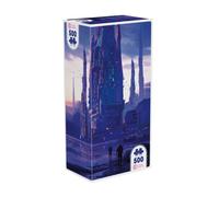IELLO Puzzle Universe Steeples - 500 pièces - Illustration Raphael Lacoste - Soft Touch