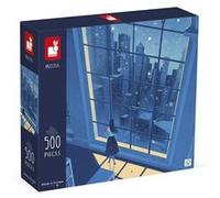 Puzzle 500 pièces Janod La nuit bleue Multicolore E