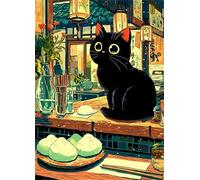 Puzzle 500 pièces Jeux éducatif Défi Jouets Chat Japonais de Dessin animé Puzzles Classiques Puzzle DIY Cadeaux de l'art de la Décoration Moderne