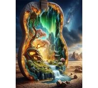 Puzzle 500 pièces Jeux éducatif Défi Jouets Paysage de Guitare onirique Puzzles Classiques Puzzle DIY Cadeaux de l'art de la Décoration Moderne