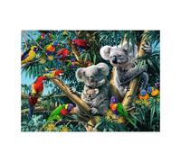 Puzzle 500 pièces Koalas dans l'Arbre - Détente et Loisirs Créatifs
