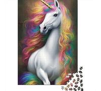 Puzzle 500 pièces Licorne Art Puzzle Adultes Difficulté Puzzles Puzzle Jeux Éducatifs Jouet Décoration Familiale 500pcs (52x38cm)