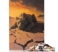 Puzzle 500 pièces « l'ombre du Dernier Soleil » en Bois pour Adultes (18 Ans et Plus). Jeu de Puzzle Amusant. 500 pièces (52 x 38 cm).