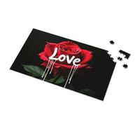 Puzzle 500 pièces Love In Bloom: A Red Rose'S Melting Heart Puzzle 500 pièces (300 pièces)