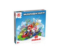Winning Moves - Puzzle Mario Kart - Autour du Monde - 500 Pièces - A partir de 8 Ans - Version française