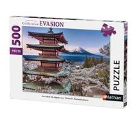 Puzzle 500 pièces Nathan Au cœur du Japon Multicolore G